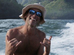 David is a doomsday prepper preparing for a catastrophic tsunami to strike Hawaii.