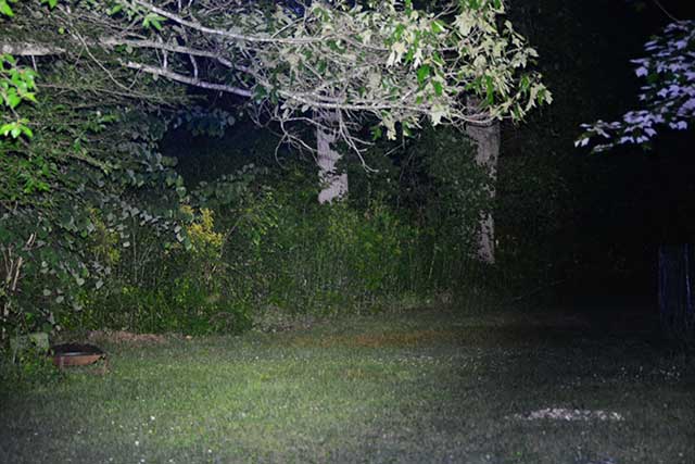 Coast Hp550 Review - Serious Light For Tough Times 8 Same distance with high power and the flood light option/ focusing beam open.