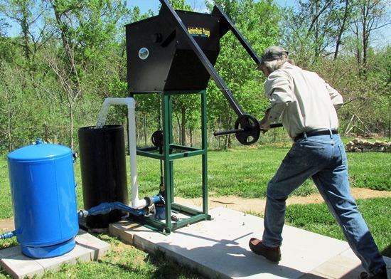 hand powered water well pump