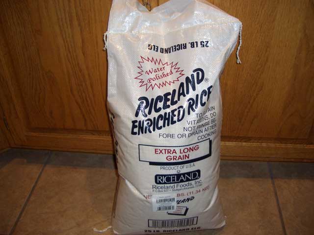 Prepping On A Budget 5 Buying rice in bulk is a huge cost savings.