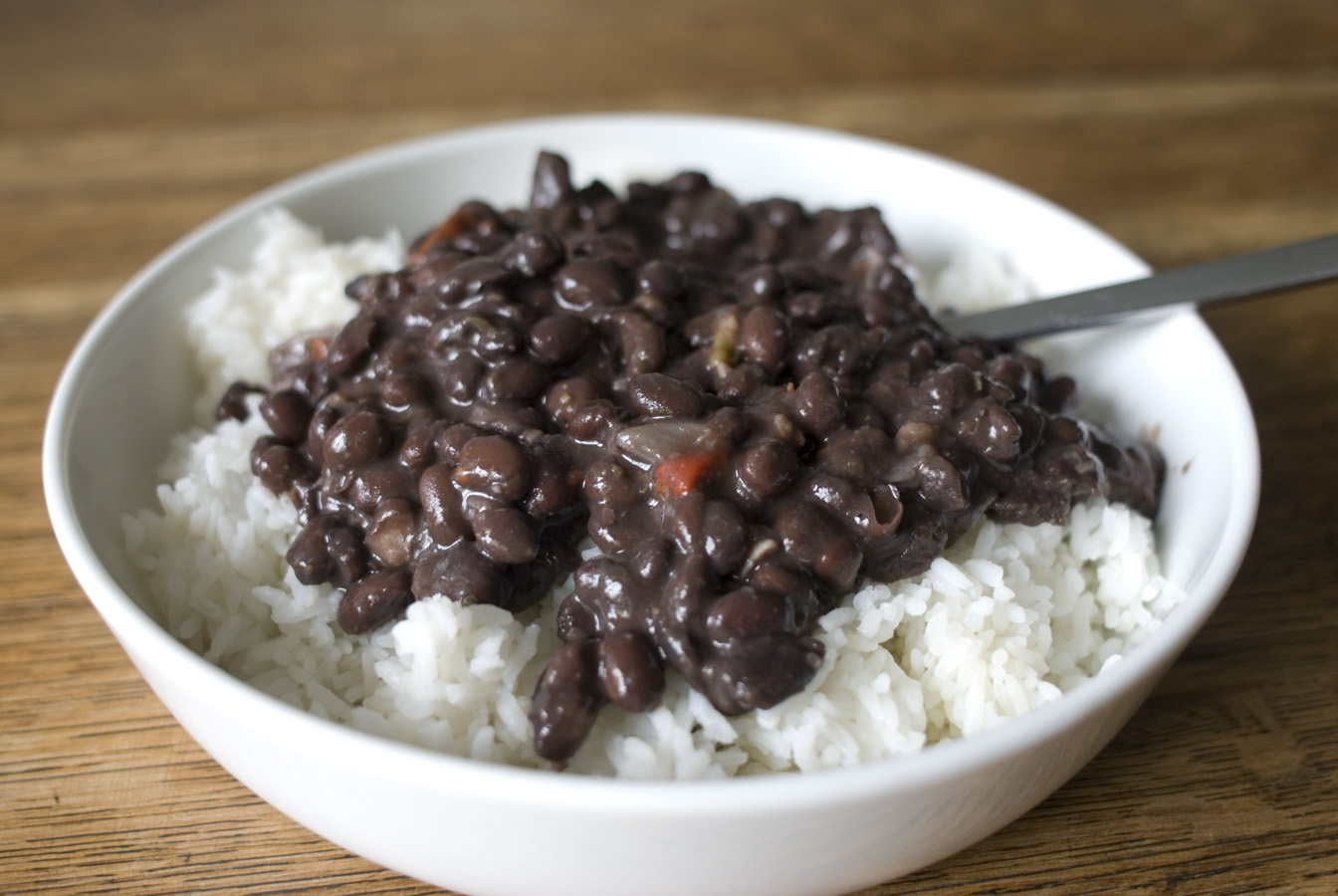 Rice and beans are a prepper staple and a great option for emergency food storage, but make sure you have variety or family might balk.