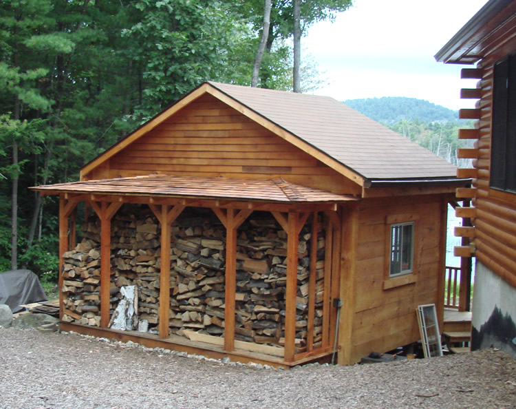 A wood shed