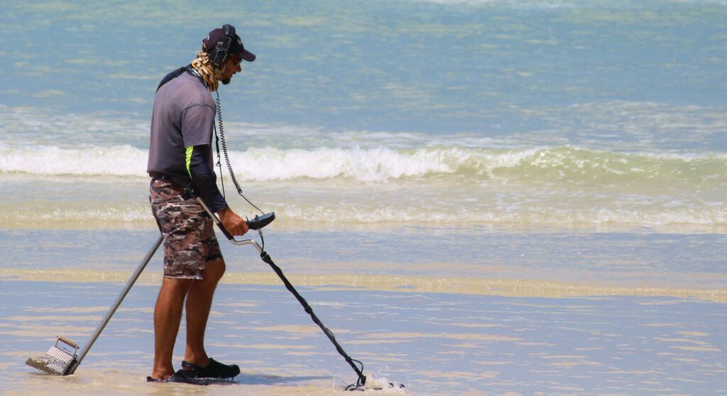 You never know if metal detecting is going to help you find any lost treasure.